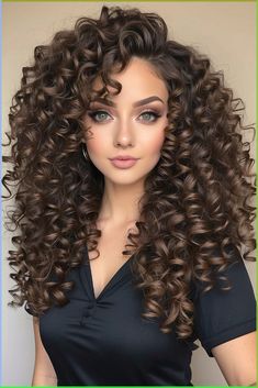 Highly effective hair masks can do wonders for your hair Curly Hair Women Styles, Curly Perm, Beautiful Curly Hair, Ombré Hair, Soft Waves, Types Of Curls, Curly Hair Care, Long Curly Hair