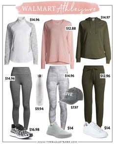 Affordable Sporty Sweats For Fall, Womens Athleisure Outfits Winter, Women’s Athleisure, Cheap Athleisure Workout Leggings, Athleisure Outfits Walmart, Ath Leisure Outfits Women, Athleisure Wear Women, 2023 Athleisure Outfits, Cheap Mid-rise Athleisure Activewear