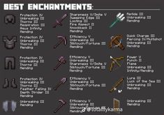 the best enchantments in minecraft, with instructions for how to use them