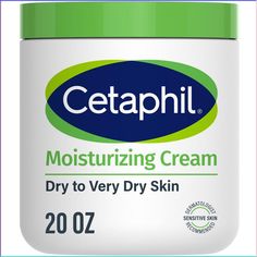 Care for your dry to very dry skin with CETAPHIL Moisturizing Cream, a non-greasy, moisture rich cream for the whole body. Enriched with sweet almond oil and vitamin E, it immediately comforts and instantly hydrates dry, sensitive skin. Formulated with a new blend of key ingredients: hydrating glycerin, panthenol (vitamin B5) to hydrate, soothe and preserve the skin barrier, and niacinamide (vitamin B3) to help smooth skin s texture and retain skin s moisture barrier. For long lasting skin hydra Cetaphil Moisturizing Cream, Smooth Skin Texture, Skin Dryness, Dry Sensitive Skin, Skin Essentials, Vitamin B3, Moisturizing Cream, Moisturizer For Dry Skin, Vitamin B5