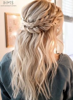 love Fancy Hair, Boho Wedding Hair, Hairstyle Inspiration, Best Wedding Hairstyles, Wedding Hair Inspiration, Crown Braid, Penteado Cabelo Curto, Cute Hairstyles For Short Hair, Hair Stuff