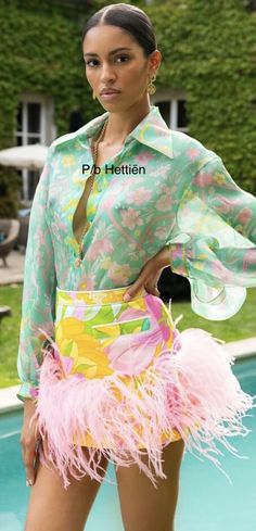 Tulle Bow, Amazing Dresses, My Colors, Floral Fashion, Chic Fashion, The Chic, Street Styles, Resort Wear