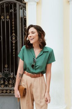 Chique Outfit, Casual Work Outfits, 가을 패션, Look Casual, Mode Inspiration, Looks Vintage, Office Outfits, Work Fashion, Outfits Casuales