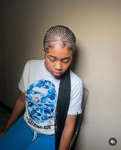 Back Braids, Cornrow Hairstyle, Cornrows Natural Hair, Cornrows Braids For Black Women, Braided Hairstyles For Black Women Cornrows, Braided Hair Tutorial, Feed In Braids Hairstyles, Goddess Braids Hairstyles