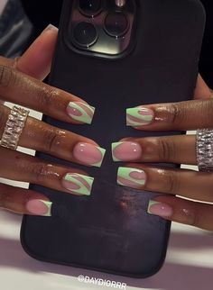 French Acrylic Nails, Vacation Nails