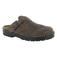 Naot - Fiord Foot Health, Birkenstock Boston Clog, Buffalo Leather, Crazy Horse, The Man, Clogs, Cork, Shoes Mens, Heel Height