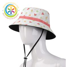 This unisex bucket hat is perfect for everyone looking for protection from the sun while staying stylish and comfortable. The lightweight and breathable design makes it ideal for beachside, poolside, cottage, or everyday wear. With a fun and quirky watermelon and popsicle print, this hat adds a splash of color to any outfit, allowing you to live life in full color. Perfect for any occasion, this bucket hat is a must-have accessory for those who love to stand out and have some fun in the sun. We create Funky Hats for EVERYONE which look amazing all the time...Wear them out for any occasion, any condition - new or old and of course, at any time of the year! Live life in full color with our Bucket Hats - one-of-a-kind creations to fall in love with. We can customize it with your face or any t Bucket Hat Summer, Funky Hats, Bucket Hats, Fun In The Sun, Hat Making, Have Some Fun, Live Life, Outdoors Adventure, Color Splash