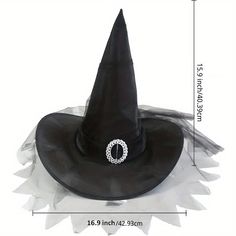 SPECIFICATIONSTheme: Witches-and-wizardsStyle: FunkyThe Main Material: Non-woven FabricIs It Feather?: NoPower Supply: Use without powerItem ID: TA210876 Witchy Hats For Halloween Costume Party, Spooky Halloween Costume Hats And Headpieces, Black Mini Hat For Halloween Cosplay, Spooky Hats For Halloween Costume Party, Wide Brim Costume Accessories For Halloween Party, Halloween Themed Costume Hats, Gothic Halloween Costume Accessories For Role Play, Gothic Costume Accessories For Halloween Role Play, Fantasy Costume Accessories For Halloween