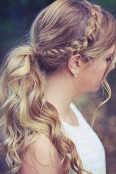 50 Gorgeous Holiday Hairstyles from Pinterest - Daily Makeover Dutch Hair, Pinterest Hair, Crown Braid, Holiday Hairstyles, Ponytail Hairstyles, Bridesmaid Hair