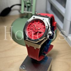 Sku: Csoak-Red Ga2100-4a G4 Case Color Options: Silver Strap Color Options: Red This Is A Custom Made Full Watch. It Includes The Original Casio G-Shock Ga-2100 With Custom Case And Rubber Already Installed. Condition: Store Display/Old Stock *** All Sales Are Final Here. We Do Not Offer Any Return And Exchange ** Red Outdoor Watch With 10atm Water Resistance, Red Outdoor Watch With Analog Display, Red Analog Display Watches For Outdoor, Red Analog Display Watch For Outdoor, Red Outdoor Analog Display Watches, Red Chronograph Watch With Subdials For Outdoor, Red Outdoor Chronograph Watch With Analog Display, Outdoor Red Chronograph Watch With Analog Display, Red Outdoor Watch With Subdials