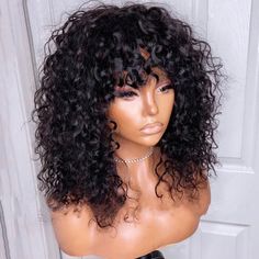 Bob Riccio, Blond Ombre, Top Wig, Makeup Tip, Curly Bob Wigs, Short Curly Wigs, Curly Human Hair Wig, Human Virgin Hair, Wig With Bangs