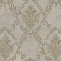 M69907 Murella Splendor vinyl damask wallpaper Ornate Wallpaper, Glamorous Wallpaper, Room Bedding, Glam Room, Tv Background, Damask Wallpaper, Color Tones, Taking Pictures, Colour Tone