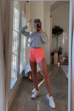 Cute Running Outfit, Spring Workout, Endurance Workout, Fits Aesthetic, Sporty Girls