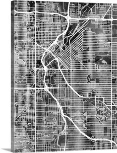 a black and white map of the city of minneapolis