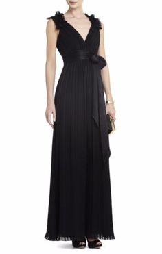 Top Seller for NEW BCBGMAXAZRIA BLACK TOREY V-NECK LONG DRESS LUB6N961/L82A SIZE 6, Womens Dresses Black And Gold Gown, Max Azria Dress, Black Evening Dresses, Black Wedding Dresses, Fabulous Dresses, Mermaid Dresses, Evening Dresses Long, Special Occasion Dresses, Occasion Dresses