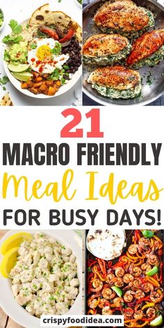 the best meal ideas for busy days