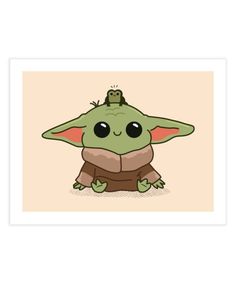 an image of a baby yoda with big eyes