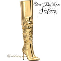 Selling In Shop Fast! Grab Em While You Still Can. These Beauties Are Fusion Of A Sleek Length And A Slouchy Look Bringing Stunning Style To The Comfortable Design Of These Over-The-Knee Stilettos Boots From Inc International Concepts. 4" Stiletto Heel Shaft Height: 22-1/4"; Circumference: 16-1/2"; Measured On A Size 6 These Are Comfortable! And Wide Calf Friendly. Pointed-Toe Over-The-Knee Boots Partial Side Zipper Closure Slouch Detailing At Shaft; V-Notch Cutout At Back Cushioned Insole, Arch Knee Stretches, Slouchy Boots, Stunning Style, Black Riding Boots, Slouched Boots, Comfortable Design, Knee High Leather Boots, Wide Calf, Leather Buckle