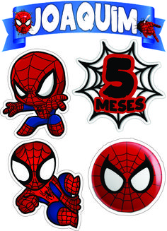 the spiderman stickers are on display