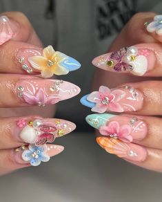 Flower Aesthetic Nails, Nail Designs Girly, Harper Core, Nail Art Bow, Bow Nail Designs, Yeri Mua, Bow Nail Art, Aesthetic Jewellery