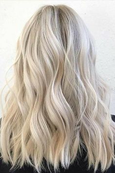 Beautiful Blonde Hair, Icy Blonde, Super Hair, Bright Blonde, Trendy Hair Color