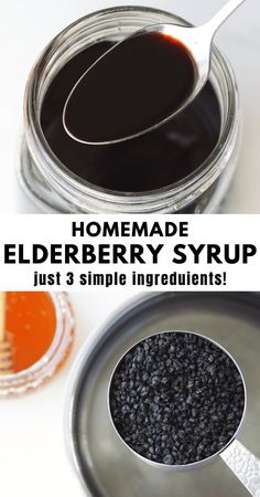 Learn how to make this easy 3 ingredient elderberry syrup recipe. Boost your immune system and stay healthy with this simple homemade natural remedy. How To Make Elderberry Syrup, Make Elderberry Syrup, Herbs Healing, 3 Ingredient Recipe, Elderberry Syrup Recipe, Best Cough Remedy, Homemade Elderberry, Elderberry Recipes, Homemade Syrup