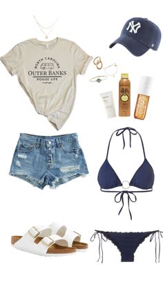 #beach #beachfit #outfitinspo #beauty #coconutgirl #aesthetic #cute #pretty #gorgeous #outfit #swimsuitinspo #costalgranddaughter Cute Beach Outfits