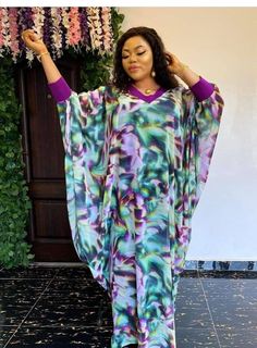 Chiffon Bubu Gown Styles, Bubu Styles, Bubu Gown, Lace Dress Classy, Bubu Gown Styles, Celebrity Inspired Dresses, African Fabric Dress, Long African Dresses, Long Summer Dresses Maxi