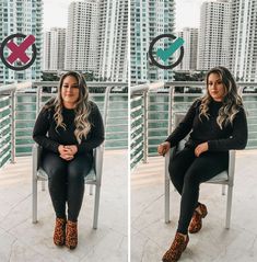 a woman sitting in a chair with her legs crossed and wearing leopard print booties