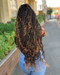 Box Braids Pictures, Honey Blond, Goddess Braids Hairstyles, Long Box Braids, Box Braids Hairstyles For Black Women, Braids Hairstyles Pictures, Box Braids Styling, Braids With Curls, Girls Hairstyles Braids