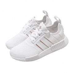 ITEM: Adidas NMD R1 Boost White Rose Gold Copper Metallic FW6434 Women's US Shoes  100% AUTHENTIC GUARANTEED! NO FAKES! NO VARIANTS! CONDITION: Brand new  INCLUDED:  Original Box White Ultra Boost, Nmd Adidas Women, Nude Sneakers, Adidas White Shoes, Adidas Originals Nmd R1, White Tennis Shoes, Womens Tennis Shoes, Adidas Nmd R1, Nmd R1