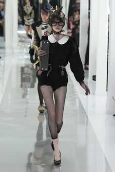 Kristy Ponomar for Maison Margiela RTW F/W 2023 23 Runway, Tights And Heels, Art Noir, Martin Margiela