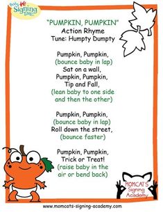 the pumpkin poem for kids to read