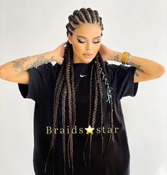 Black And White Cornrows, Rasta Hair Braids, Boxer Braids With Extensions, Braids With Kanekalon Hair, Braided Hairstyles With Extensions, Braids For White Women, Dutch Braids Short Hair, Rasta Braids, Boxer Braids Hairstyles