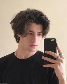 Middle Part Hairstyles Men, Growing Out Hair, Middle Hair, Growing Your Hair Out