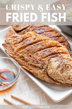 A super easy and delicious fried fish recipe using everyday seasonings from the pantry. Generously rub it down with the seasonings and it goes straight into the wok. Serve with steamed rice with a side of vegetables for a complete and satisfying, quick dinner. Filipino Fried Fish, Pan Fried Whole Fish, Fried Pompano Fish Recipe, How To Season Fish, Chinese Fried Fish Recipes, Whole Fried Fish Recipes, Asian Fried Fish, Mexican Fried Fish, Fried Whole Fish Recipes