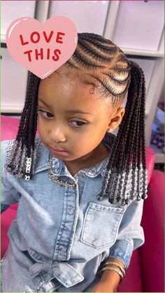 New Braid Hairstyles, Natural Hairstyles For Black Kids, Rubber Band Hairstyles For Kids, Braids For Black Kids, Braid Hairstyles For Kids, Girls Braided Hairstyles Kids, Band Hairstyles, Braid Tutorials, Toddler Braided Hairstyles