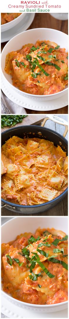 three different views of food in a pan on top of a wooden table with text overlay that reads, how to make cheesy potato casserole