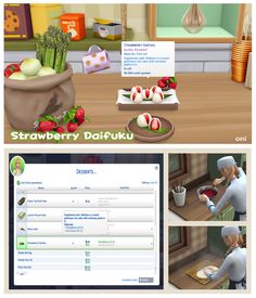 the screenshot shows how to cook food in virtual cooking simulators, and what they are doing