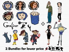 two bundles for lower price with people in different costumes and numbers on the bottom right hand corner