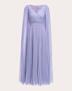 Georgette Dress, Chiffon Midi Dress, Hourglass Shape, Cape Sleeves, High Point, Purple Dress, Beautiful Dresses, Favorite Outfit, Cape