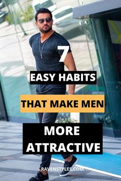 Wanna know what all attractive men have in common? These 7 common habits that all attractive men share are something anyone could replicate to instantly become more attractive! #beautyhacks #mindset #trendy #blazer #casual #sneakers #latestafrican #formal #streetwear #summer Habits For Men, Appear More Attractive, Best Hobbies For Men, Being Thoughtful, Formal Streetwear, Man Rules, Become More Attractive, Be Attractive