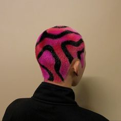 Buzzcut Pattern, Buzzcut Designs, Pink Hair Guy, Shaved Head Designs, Buzzed Hair Women, Buzz Cut Hairstyles, Hair Colour Design, Dyed Hair Men, Best Hair Dye