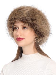 PRICES MAY VARY. MATERIAL:High quality faux fox fur INSIDE:Lined with warm fleece. Effectively protects against frost SIZE:One size fits most. There is Elastic in this headband which can suit for 21-23.5 inch head circumference CARE INSTRUCTIONS:When you receive the headband, please blow with hair dryer or shake it to make the fur fluffy and swell. Please hand wash it in order to keep the good shape for years GIFT IDEAL:It's a fashion, creative and useful accessory to brighten up your look, also Fancy Store, Faux Fur Headband, Fur Bucket, Faux Fur Bucket Hat, Fur Bucket Hat, Fur Headband, Headband For Women, Fashion Creative, Shake It