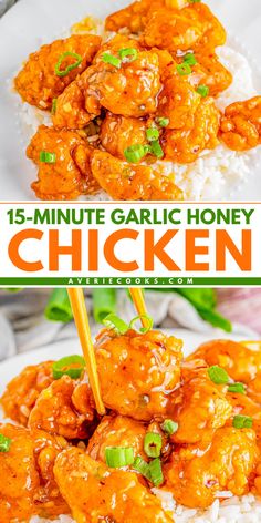 Want more simple chicken recipes? Here's an Asian recipe idea for a garlic honey chicken! Coated in a sweet and spicy honey garlic sauce, this popcorn chicken is a delicious dinner entree. Plus, it's a less than 30-minute meal for family! Garlic Honey Chicken, Crispy Breaded Chicken, Soy Garlic Chicken, Meal For Family, Simple Chicken Recipes, Easy Chicken Recipes For Dinner, Honey Chicken Recipe, Meals For Busy Families, Quick Chicken Dinner