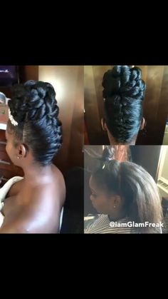 Goddess Braids Hairstyles Updo, Large Braid Updo, Formal Braided Hairstyles Black Hair, French Roll On Locs, Black Updo Hairstyles, Braided Updo Wedding African American, Updo Braids For Black Hair, Goddess Ponytail, Black Women French Roll Updo