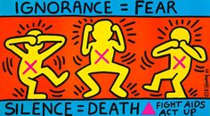 Keith Haring Poster, Bad Painting, Keith Haring Art, Neo Pop, Haring Art, Claes Oldenburg, Aids Awareness