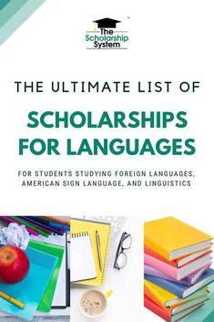 the ultimate list of scholarships for languages