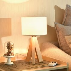 Simple & Cozy Design Add this gorgeous table lamp to your nightstand, desk, or reading table to create a peaceful and cozy surrounding! Premium, wood frame with miniature lampshade. Voltage: 90V - 260V E26 / E27 Bulb Socket Free shipping worldwide 100% Money Back Guarantee! 100% Satisfaction Guaranteed Don't love your items? Return them for a full refund, no questions asked! Desks For Bedrooms, Bureau Aesthetic, Wood Desk Lamp, Nightstand Desk, Wooden Lamps, Office Light, Lamps Design, Desk Lamps Bedroom, Reading Table