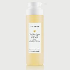 Multi Oil Hydrating Body Wash - Glow Getter - Naturium Glow Getter, Exfoliating Body Wash, Body Cleanser, Cleansing Oil, Skincare Ingredients, The Glow, Salicylic Acid